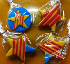 galletas decoradas estrellas independentistas